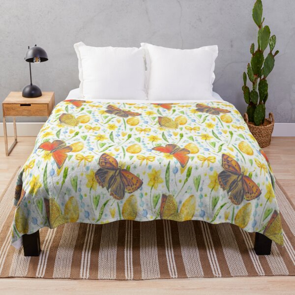 Item preview, Butterflies and Ribbons, bold colorful abstract romantic design inspired by nature designed and sold by Adri Barnard.