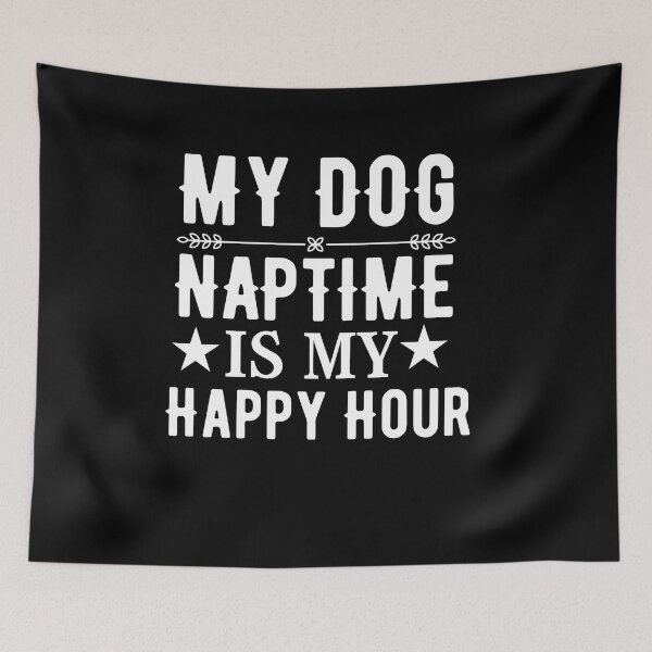 Item preview, Cat and dog naptime is my happy hour  designed and sold by Hoetoons.