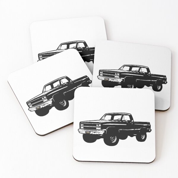 Item preview, Black 80s 4x4 C Truck designed and sold by CoolRide.