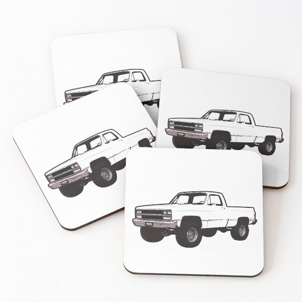 Item preview, White 80s 4x4 C Truck designed and sold by CoolRide.