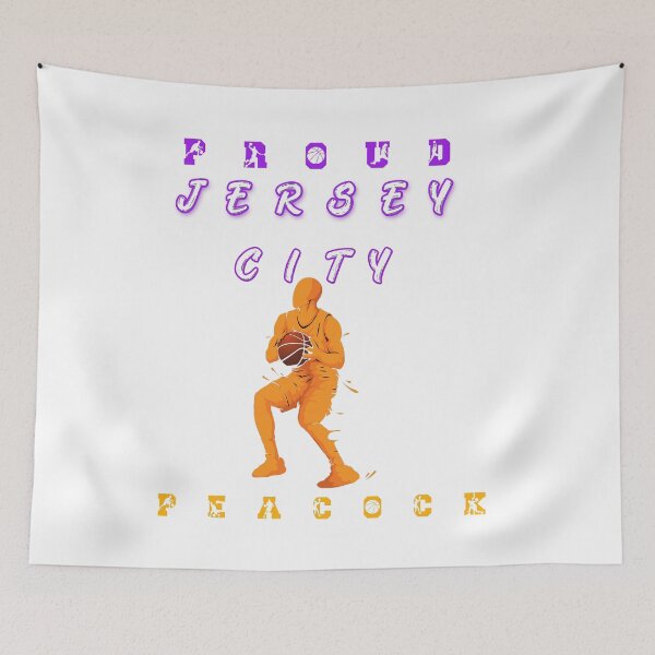 Item preview, Proud Jersey City Peacock Basketball Saint Peter T-Shirt  designed and sold by PrintifyStyle.
