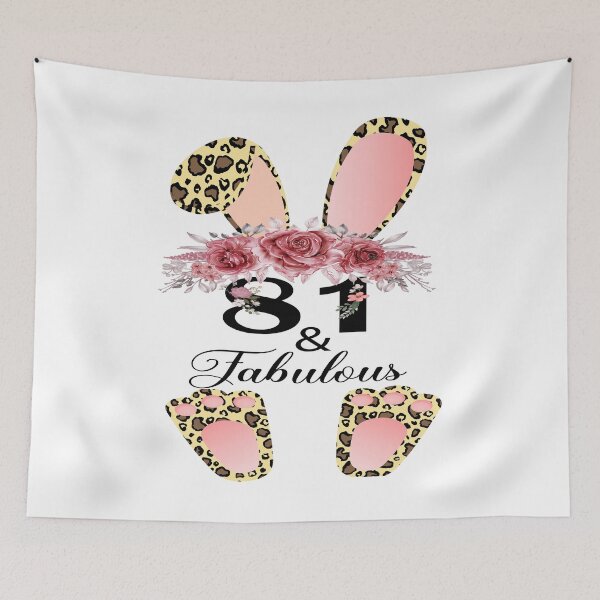 Item preview, 81 & Fabulous 81 Year Old Vintage Floral 1941 81st Birthday Gift designed and sold by xteamdesign.