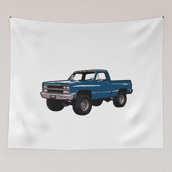 Item preview, Deep Blue 80s 4x4 C Truck designed and sold by CoolRide.