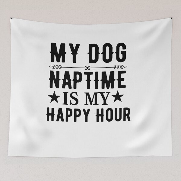 Item preview, Cat and dog naptime is my happy hour  designed and sold by Hoetoons.