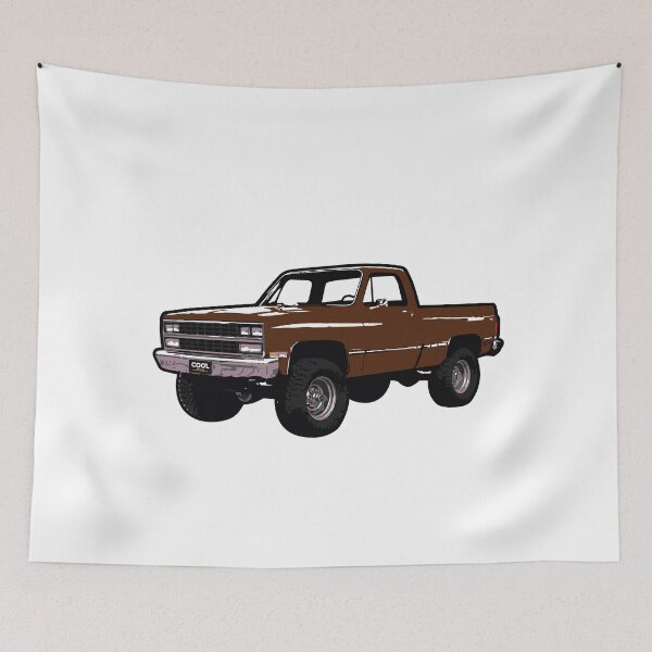 Item preview, Brown 80s 4x4 C Truck designed and sold by CoolRide.