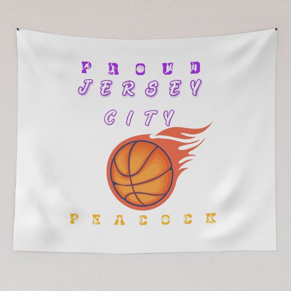 Item preview, Proud Jersey City Peacock Basketball Saint Peter T-Shirt  designed and sold by PrintifyStyle.