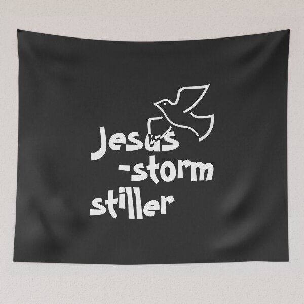 Artikelvorschau, Christliches Design - Jesus der Sturm Stiller entworfen und verkauft von simplydesignart.