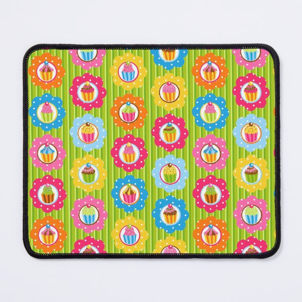 Item preview, Multi coloured cupcakes and stripes. designed and sold by SandraPDesigns.
