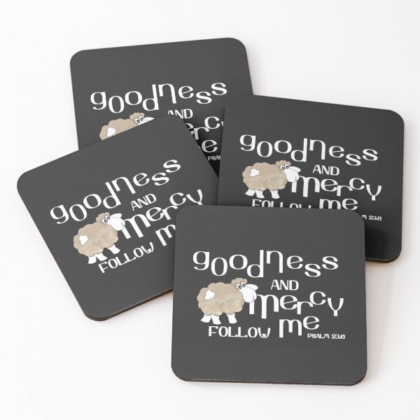 Item preview, Christian Design - Goodness and Mercy Follow Me - Psalm 23:6 designed and sold by simplydesignart.