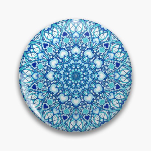 Item preview, Blue and White mandala  designed and sold by shantilovesart.