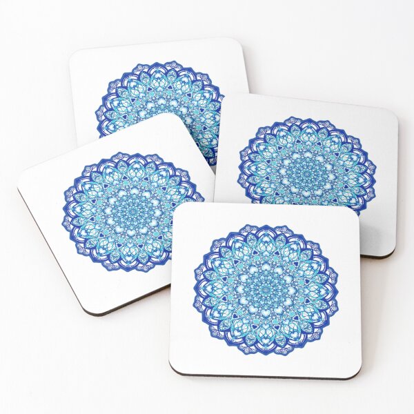 Item preview, Blue and White mandala  designed and sold by shantilovesart.