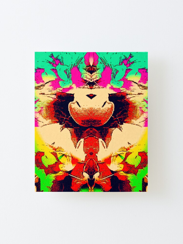 Alternate view of Bipolar Brainstorm Abstract Mounted Print