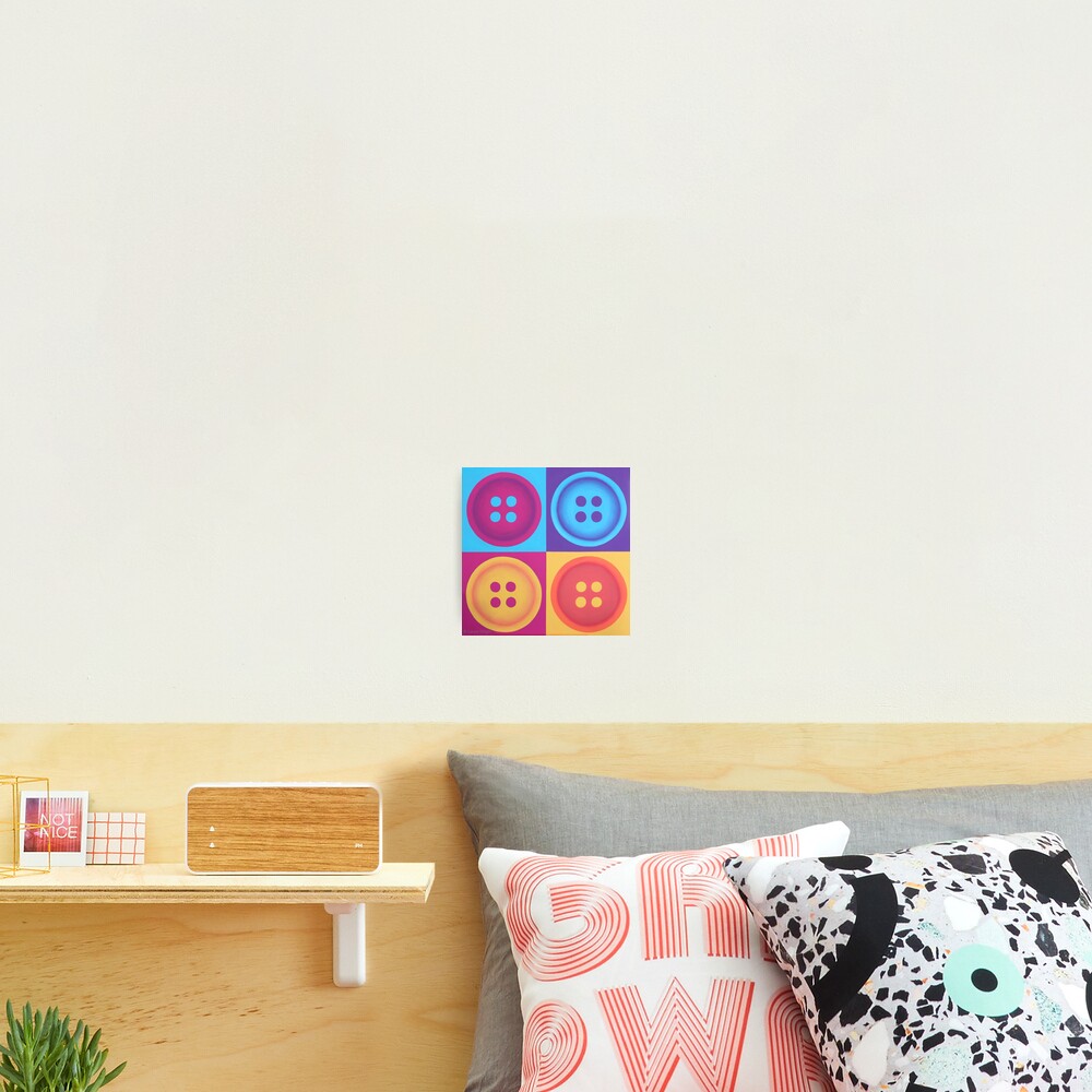 Vista previa del artículo con la obra «Lámina fotográfica», diseñado y vendido por ButtonAddict.