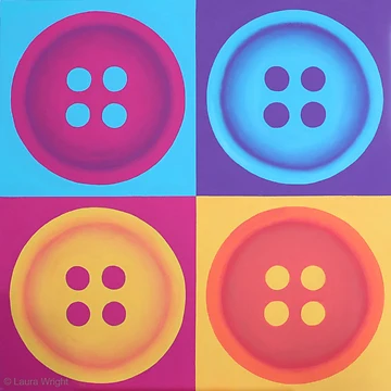 Artwork thumbnail, Buttons by Laura K Wright