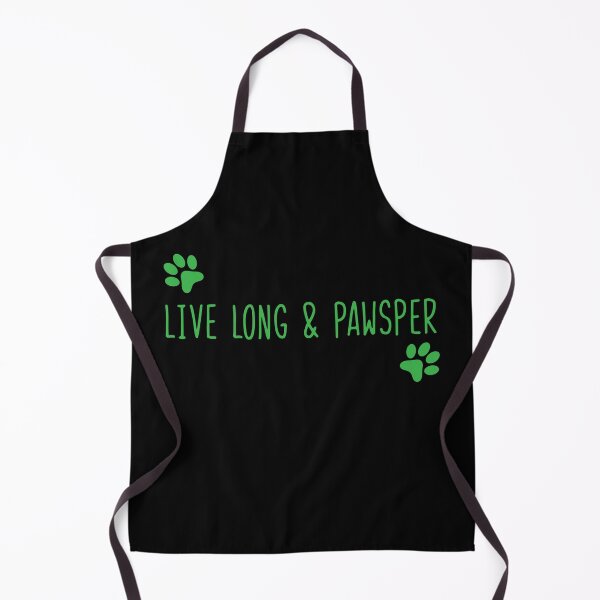 Item preview, live long and pawsper green designed and sold by WilliamsGFX.