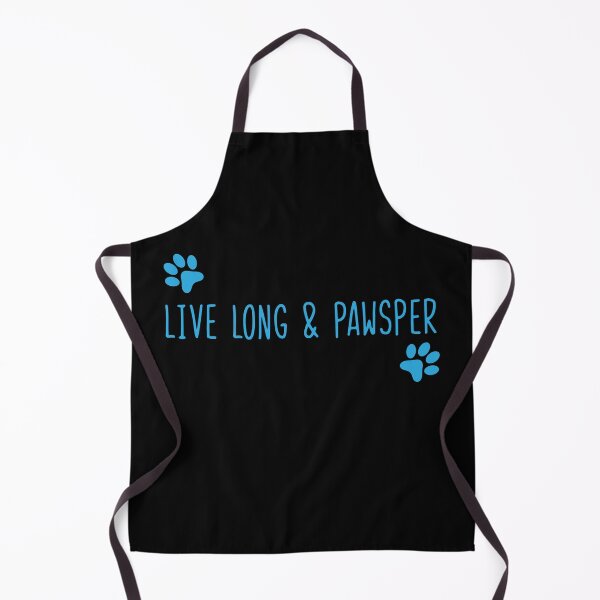 Item preview, live long and pawsper blue designed and sold by WilliamsGFX.