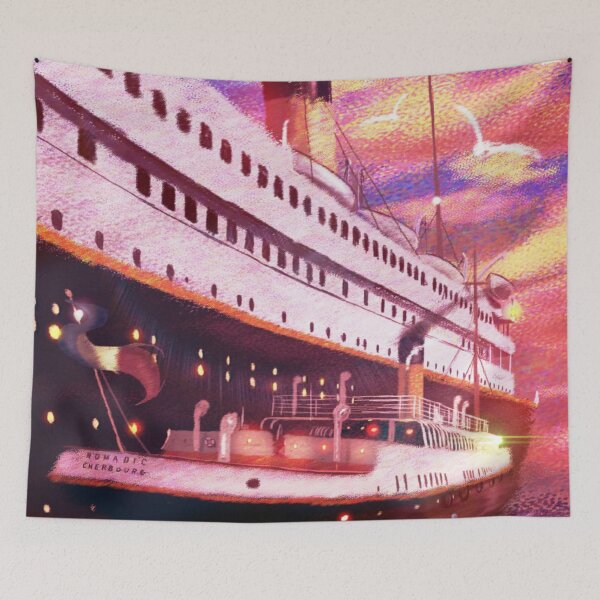 Item preview, Cherbourg | Titanic | Painting by Eliott Sontot designed and sold by Eliott Sontot.