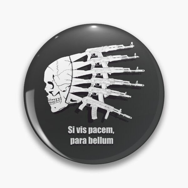 Item preview, If you want peace, prepare for war. Skull and Kalashnikovs designed and sold by FAawRay.