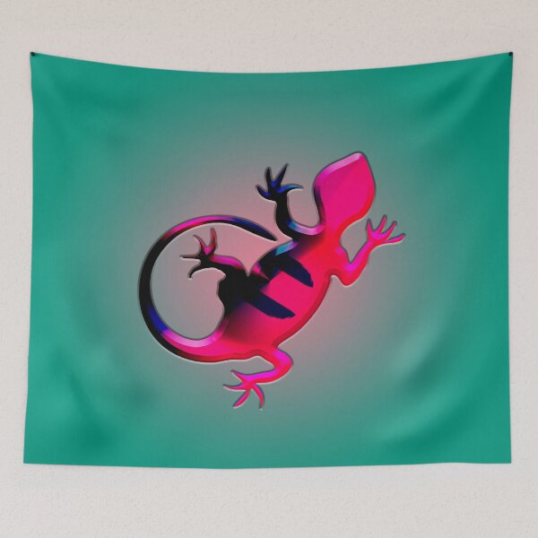 Item preview, LEAPING LIZARDS--PINK designed and sold by Heidi Baldwin.