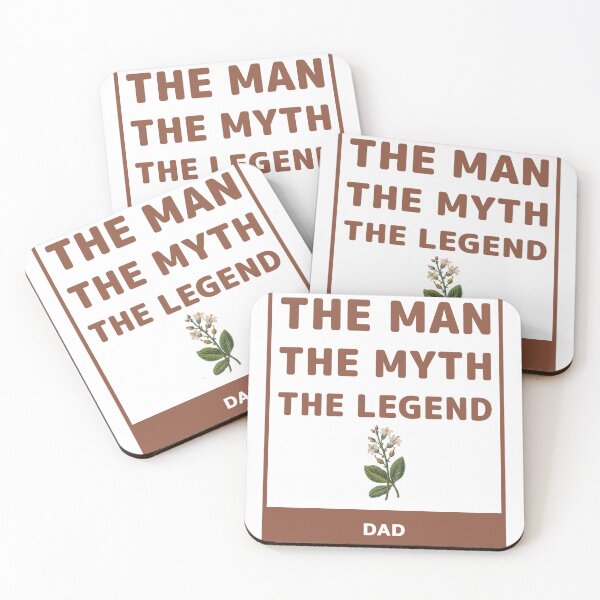 Item preview, DAD THE MAN THE MYTH THE LEGEND. designed and sold by FreeRange Co.