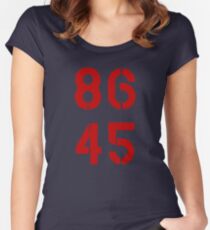 86 45 / Remove Trump Women's Fitted Scoop T-Shirt