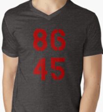 86 45 / Remove Trump Men's V-Neck T-Shirt