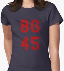 86 45 / Remove Trump Women's Fitted T-Shirt