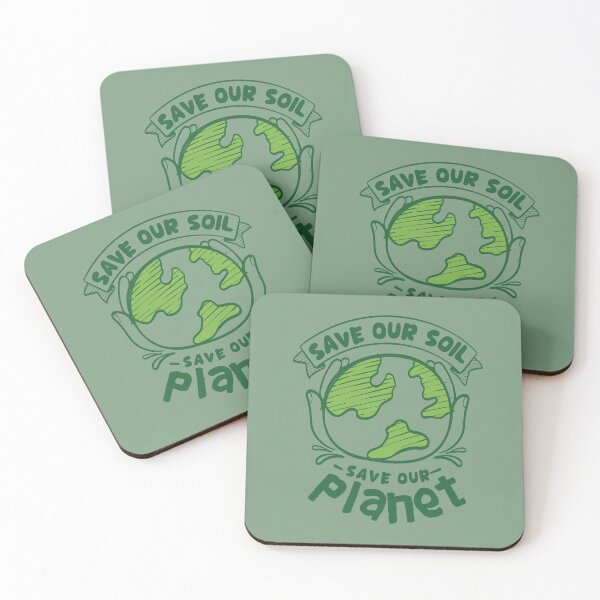 Item preview, Minimalist SAVE OUR SOIL SAVE OUR PLANET eco-friendly Save the Soil Save the Planet design for nature lover, Save Soil Movement, Green Planet, Earth Day & World Soil Day designed and sold by zenturtlemerch.
