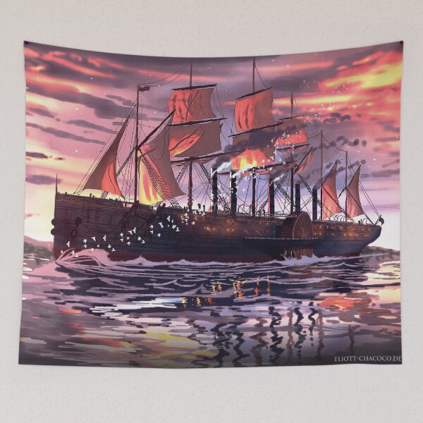 Item preview, The Great Eastern | Painting | Art by Eliott Sontot designed and sold by Eliott Sontot.