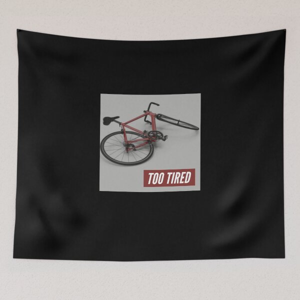 Item preview, Too Tired Sticker designed and sold by lewisnash6.