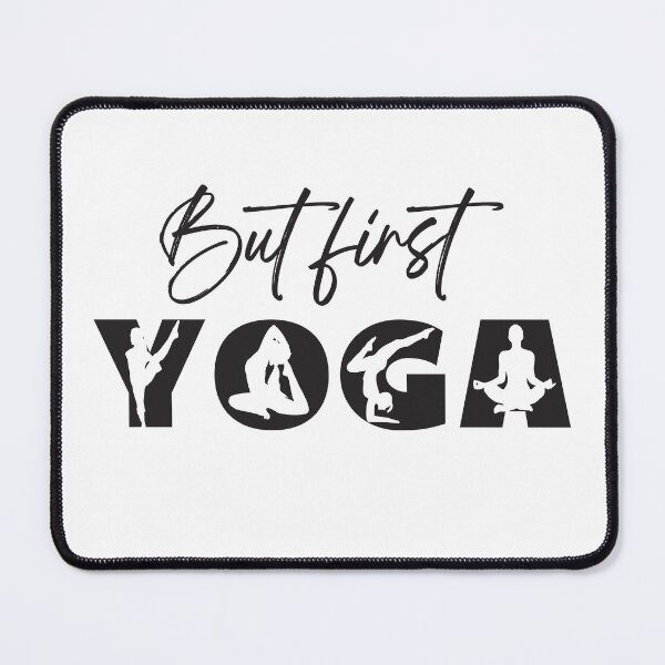 Item preview, But First Yoga - White design designed and sold by BuxomBabe21.