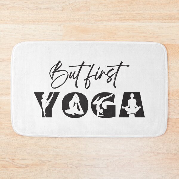 Item preview, But First Yoga - White design designed and sold by BuxomBabe21.