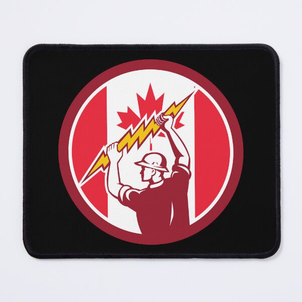 Item preview, Canadian Electrician CANADA Flag Icon designed and sold by soondoock.