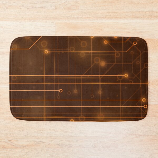 Item preview, Colorful sparkle sci-fi technology digital signal trace lines art designed and sold by EngineersArt.