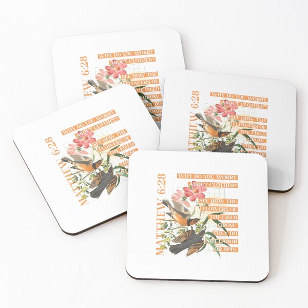 Item preview, Matthew 6:28 Christian Bible Verse designed and sold by garmentoffaith.