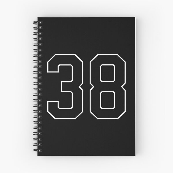 Item preview, Black Number 38 lucky sports jersey thirty eight designed and sold by HeavyStyle.