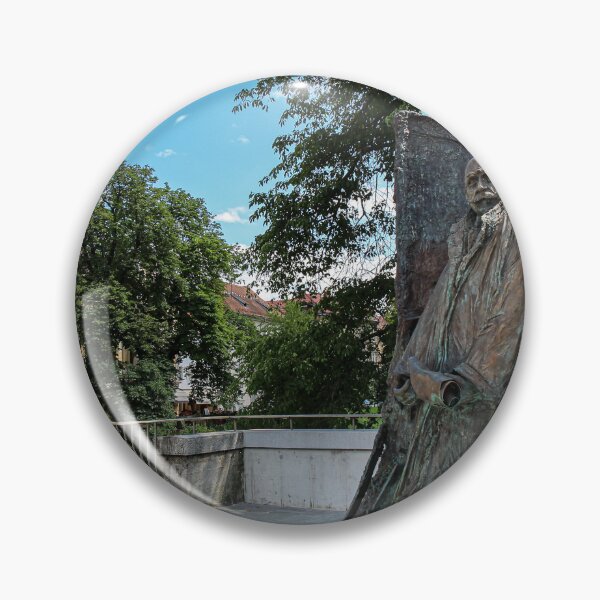 Item preview, Ivan Hribar Statue Sculpture in Justice Square, Ljubljana, Slovenia designed and sold by SnapTPhotograph.