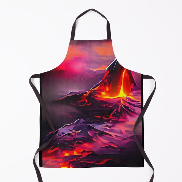 Item preview, Volcano Eruption 04 Black Red Orange designed and sold by mhfoto.
