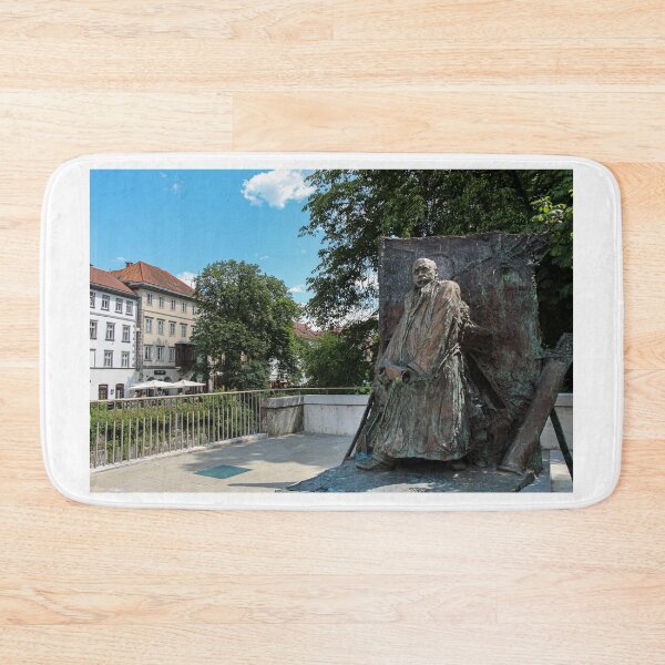 Item preview, Ivan Hribar Statue Sculpture in Justice Square, Ljubljana, Slovenia designed and sold by SnapTPhotograph.