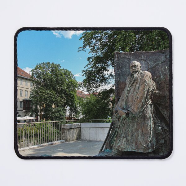 Item preview, Ivan Hribar Statue Sculpture in Justice Square, Ljubljana, Slovenia designed and sold by SnapTPhotograph.