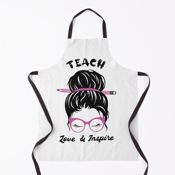 Item preview, Teacher Messy Bun Pink Eyeglasses designed and sold by adriana-holmes.