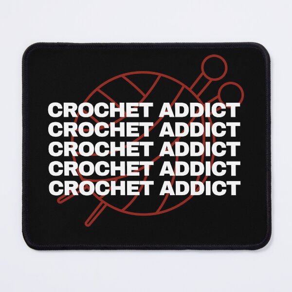 Item preview, Crochet Addict Funny Design Mom Gift designed and sold by YURISPACE.