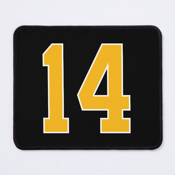 Item preview, Yellow Number 14 lucky sports jersey fourteen designed and sold by HeavyStyle.