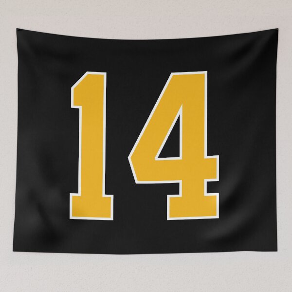 Item preview, Yellow Number 14 lucky sports jersey fourteen designed and sold by HeavyStyle.