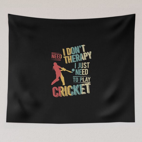 Item preview, I Dont Need Therapy I Just Need To Play Cricket Vintage Essential T-Shirt designed and sold by jacksrome6.