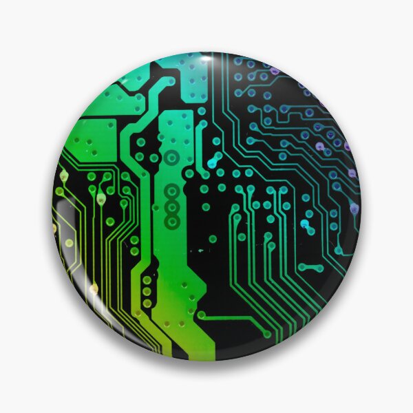 Item preview, Colorful Printed Circuit Board PCB trace lines technology art designed and sold by EngineersArt.