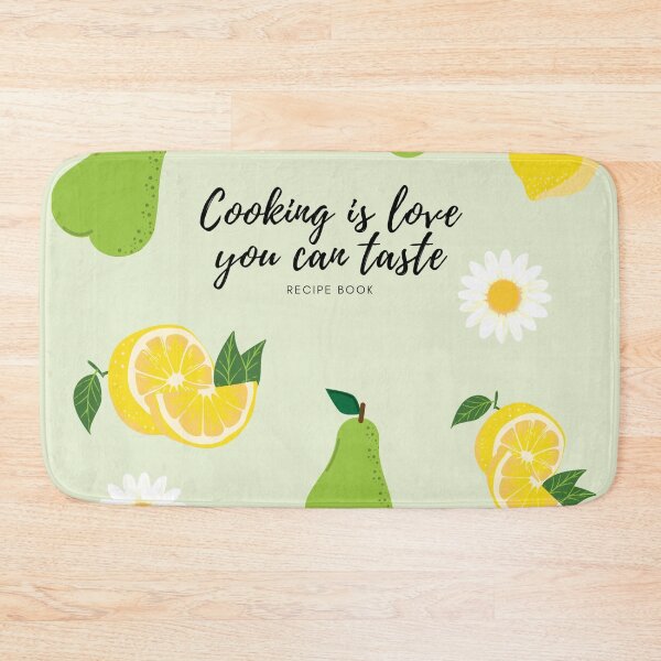 Item preview, Cooking is love you can taste | Recipe Book designed and sold by DesignAndTales.