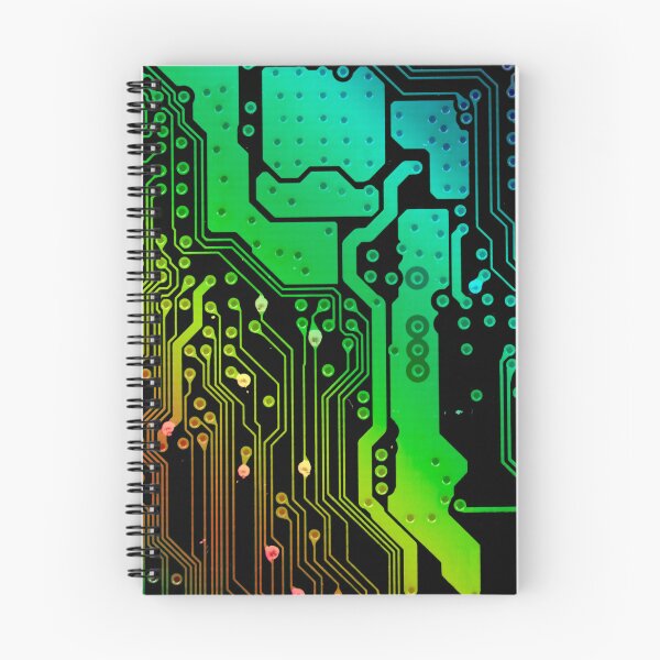 Item preview, Colorful Printed Circuit Board PCB trace lines technology art designed and sold by EngineersArt.