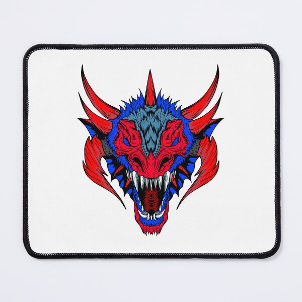 Item preview, Colorful dragon with horns Horror dragon designed and sold by ReneMM.