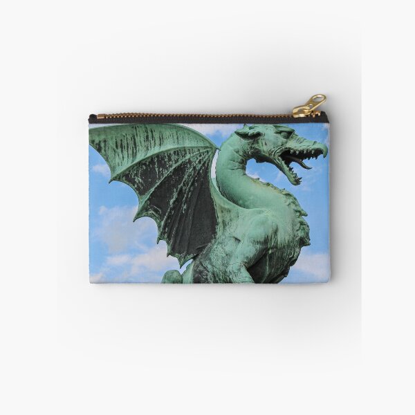 Item preview, The Dragon statue at Dragon Bridge in old Medieval Ljubljana, Slovenia designed and sold by SnapTPhotograph.